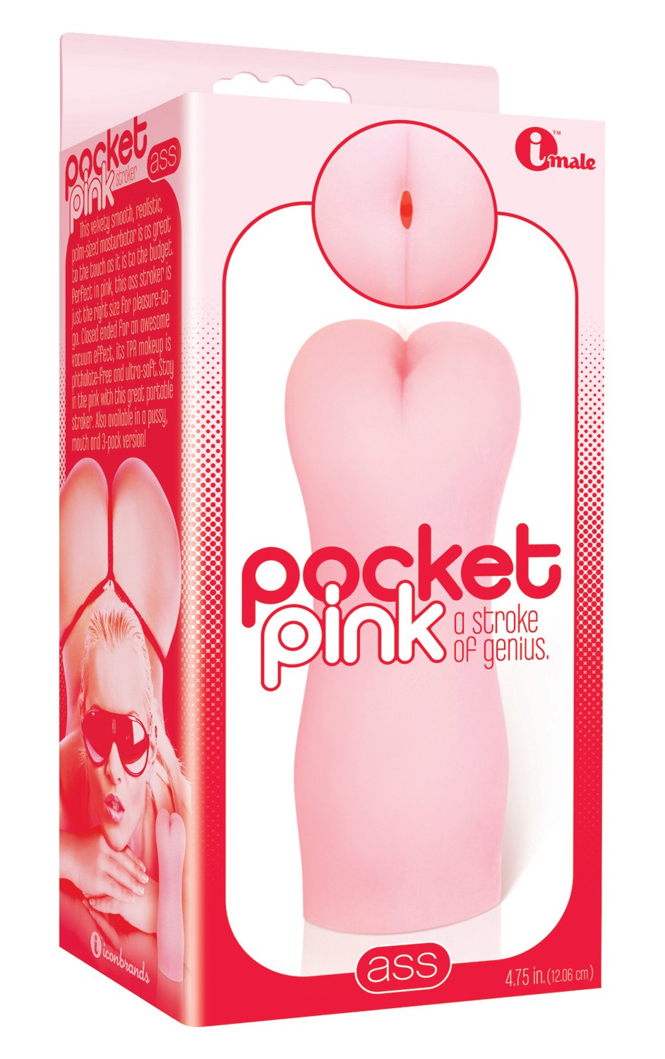 The 9'S, Pocket Pink, Mini Ass Masturbator