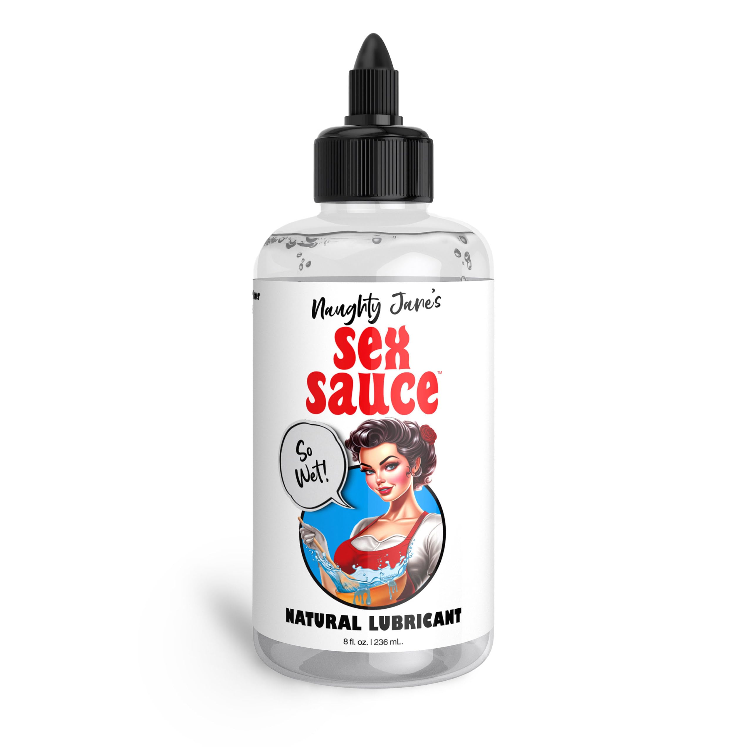 Naughty Janes Sex Sauce Natural Lubricant 8Oz