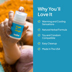 Hello Cake Tingle to Mingle, Tingling, Stimulating, Arousal Serum for Women - Made with Natural Extracts, Warming and Cooling Se