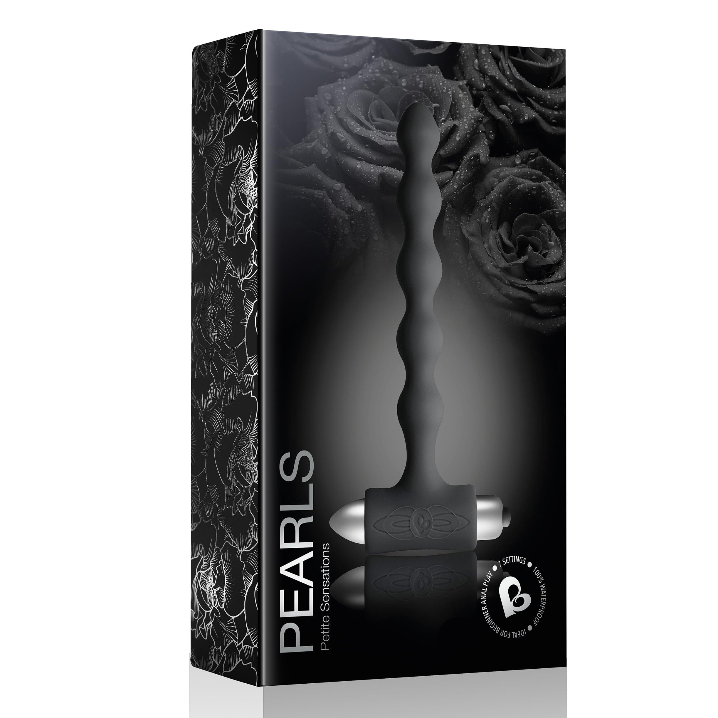 Rocks Off Petite Sensations Pearls Plug, Black