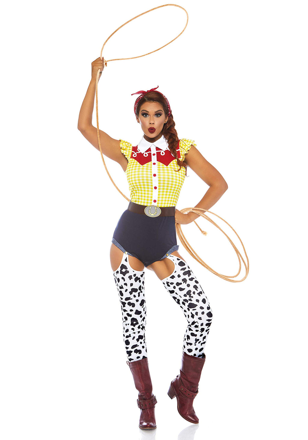 Leg Avenue 3Pc. Giddy Up Cowgirl, Include Multicolor Color