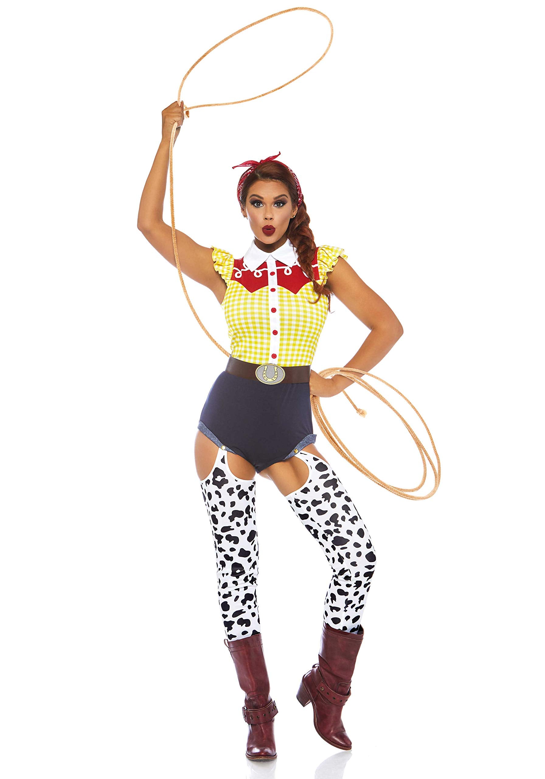 Leg Avenue 3Pc. Giddy Up Cowgirl Includes Multicolor Color
