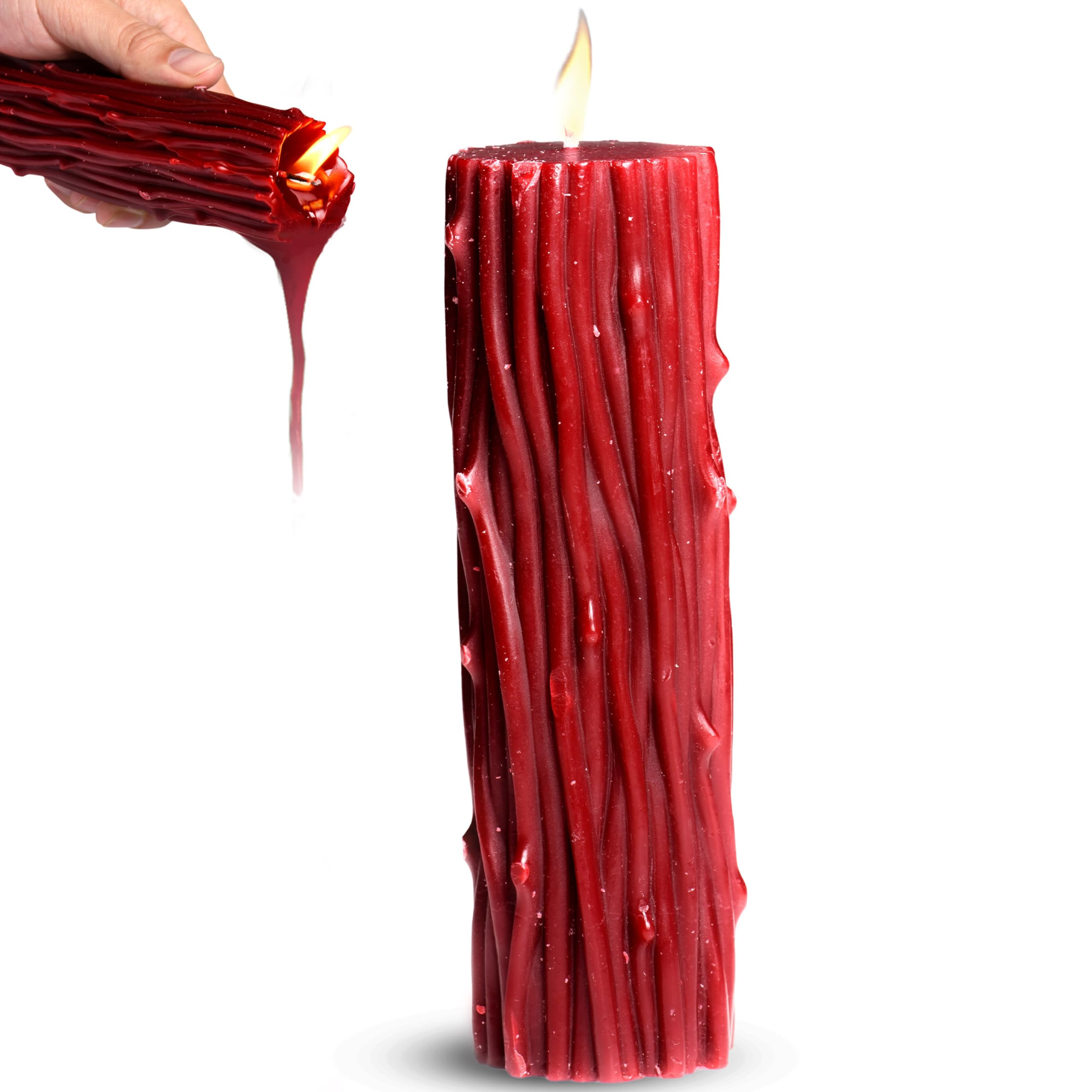 Thorn Drip Candle - Red