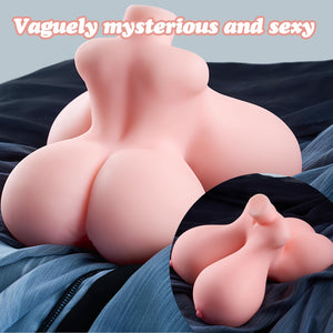2lb Small Big Boobs Sex Dolls for Men Male Masturbator with Torso and, Mini Female Love Doll 3D Realistic Adult Sex Dolls for Me
