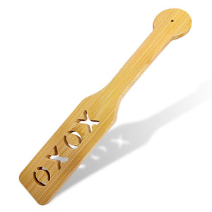 Pure Natural Bamboo XOXO Spanking for Sex Play Paddle,Lightweight Paddle with Durable Smooth Sturdy Finish for Adults, Sex Paddl