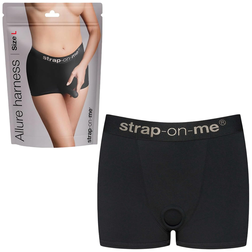 Strap-On-Me Harness Lingerie Allure Bk M