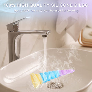7.7 Inch Realistic Beginner Anal Dildo,Butt Plug with Strong Suction Cup for Hands-Free Play, Liquid Silicone Anal Beads Prostat
