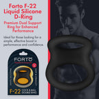 Forto F-22:D Ring Liqu Sili 53/55mm Bk