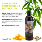 Massage Oil Edible Mango 8Oz