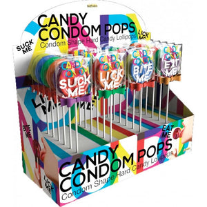 (Wd) Candy Condom Pops Display