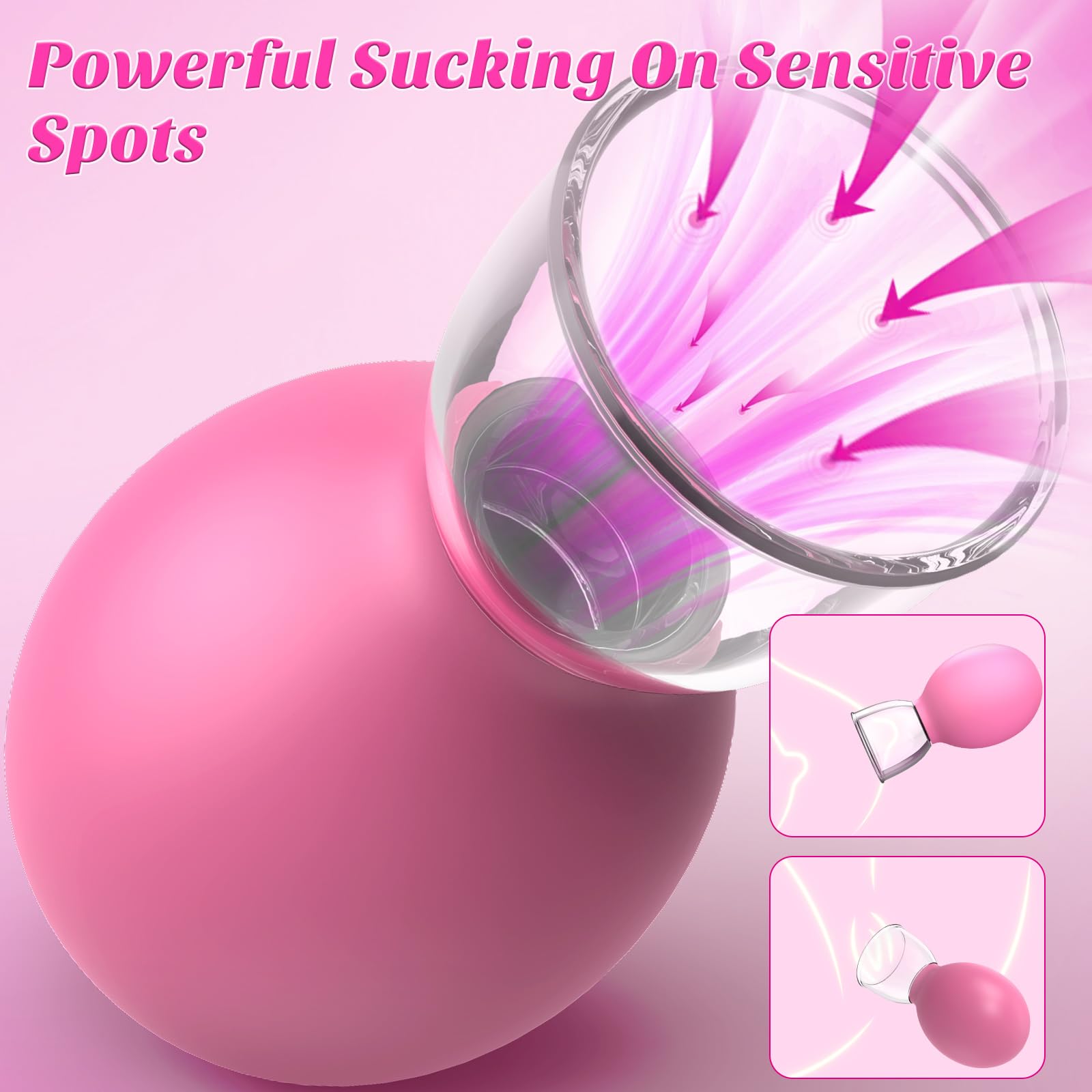 Nipple Toys Female Sex Toy - BDSM Beginner Toy Nipple Sucker Set, Mini Pair of Nipple Stimulation Adult Toys for Women, Nipple S