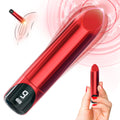 Women Sex Toy Bullet Vibrator - Mini Vibrator for Women Precision G Spot Clitoral Nipple Anal Sex Stimulation with LED Display,