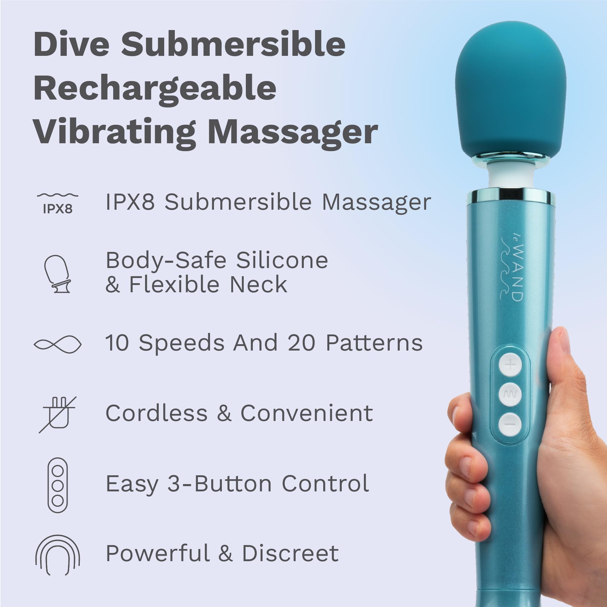Le Wand Dive Submersible Massager