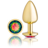 Cloud 9 Novelties Cloud 9 Novelties Gems Gold Chromed Anal Plug, Large