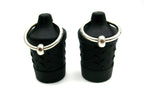 M2M Nipple Sucker Silicone With Ring, Black 1.4 Ounce