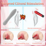 Women Sex Toy Bullet Vibrator - Mini Vibrator for Women Precision G Spot Clitoral Nipple Anal Sex Stimulation with LED Display,