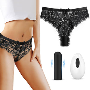 Sex Toys Remote Control Vibrator Bullet Panties - AIVSMY Mini Vibrators Wearable Panty Vibe with 10 Vibrating Modes and Adjustab