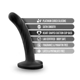 Blush Temptasia Twist Small Silicone Dildo  45 Length  75 Width  Twisted Swirl Design For Added Friction  Heart Shaped Suc