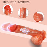 Thrusting Dildo Vibrator Sex Toys - Adult Sex Toys Realistic Dildos G Spot Anal Vibrator with 3 Thrusting & 5 Vibrating Modes &