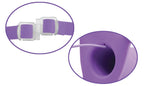 Pipedream Fetish Fantasy Elite Vibrating 8 Hollow Strap On  Purple