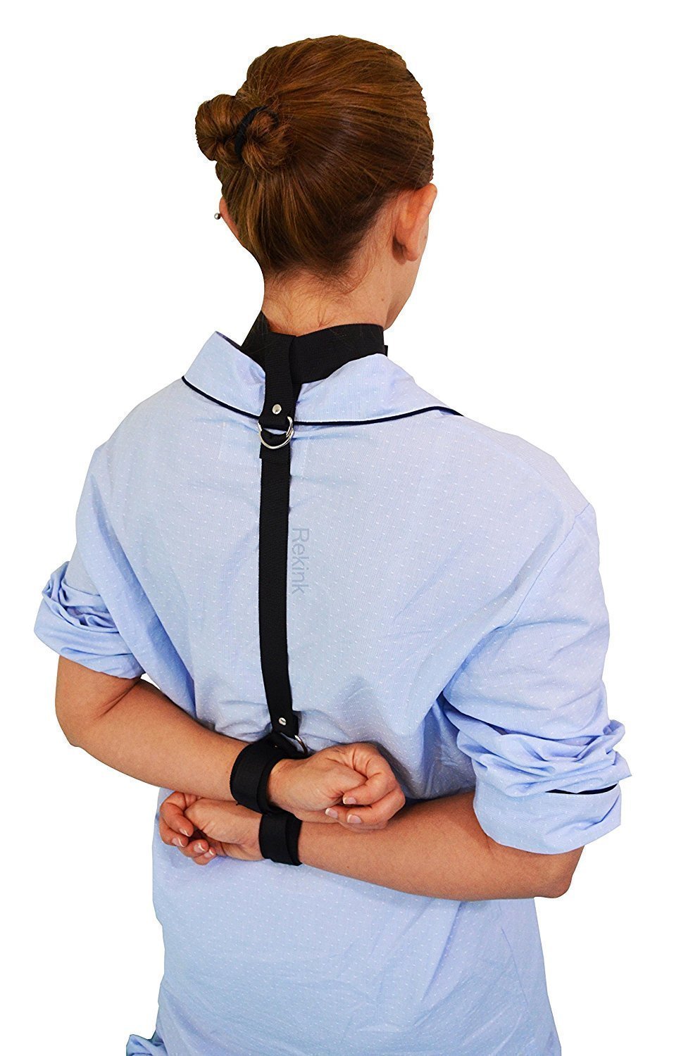 Rekink Restraints Kit Sex Handcuffs Collar Choker Bondage BDSM Adjustable Adult Sexy Beginner Leather SM Game Toys Tool