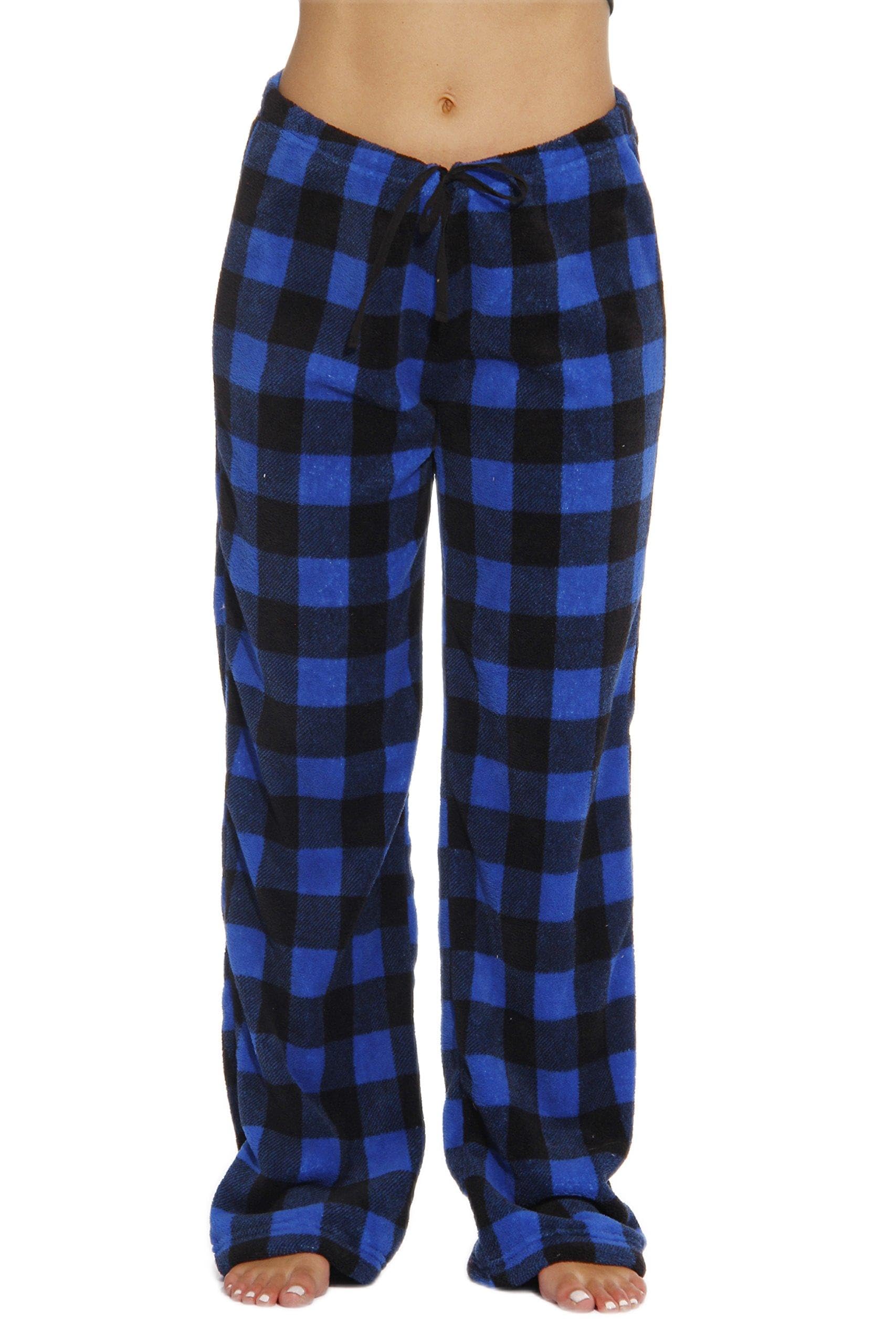Just Love 6286-ROY-1X Womens Plush Pajama Pants - Petite to Plus Size Pajamas