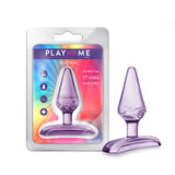 Blush Play with Me  Jolly Plug  Petite 275 Anal Plug  Tapered Head for Easy Insertion Perfect for Beginners  Base Anchor