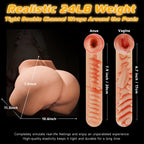 BIG SHOCKED 25LB Mature Style Life Size Sex Doll Torso for Men Realistic Skin Texture Soft Female Big Ass & Pussy, Male Adult Se