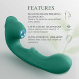 Secret Lover Clitoral Rotating G Spot Vibrator, 3IN1 Dildo Vibrators Female Sex Toys with 10 Rotating & Tapping Vibration Modes,