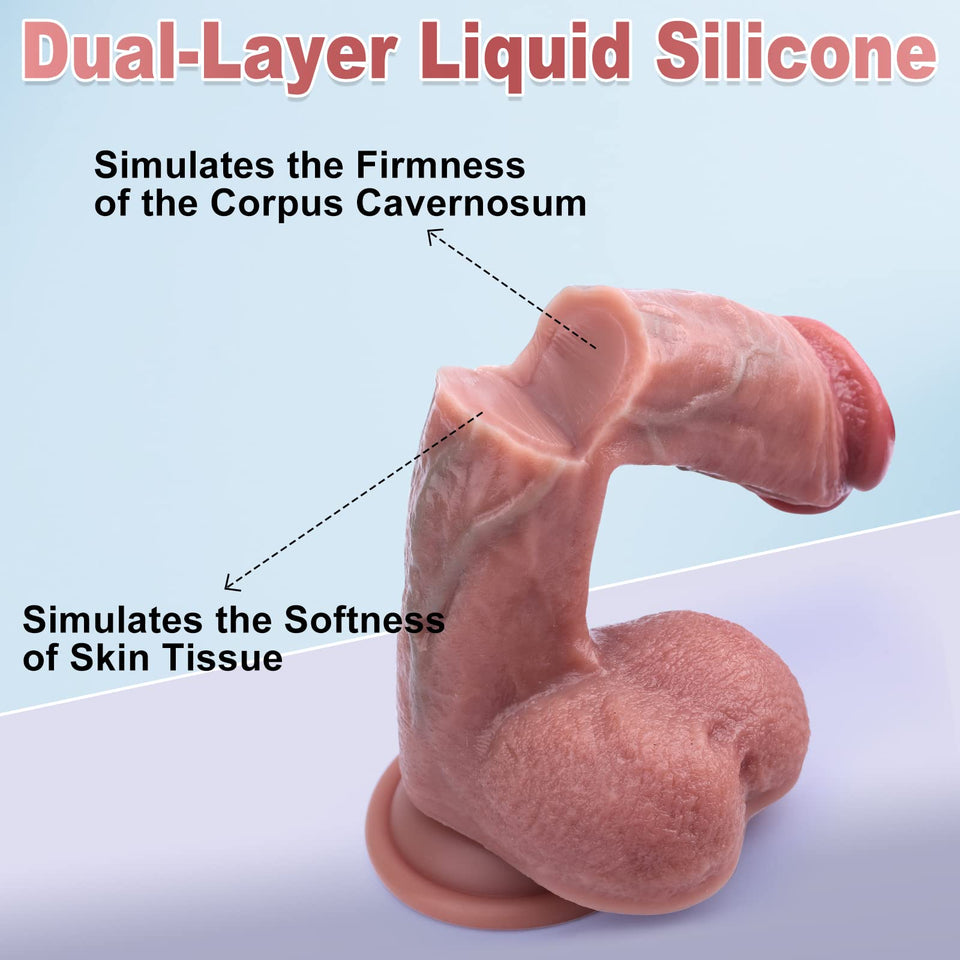 Adult Sex Toys Realistic Dildos - Adult Toys Thrusting Dildo Vibrator with Vibrating & Heating, Sex Toys Soft Silicone Anal Dild
