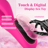 Thrusting Dildo Vibrator Sex Toys for Women, Sikelob Sex Toy Dildos G Spot Vibrator with 9 Thrust 9 Vibration Modes, Silicone Ra