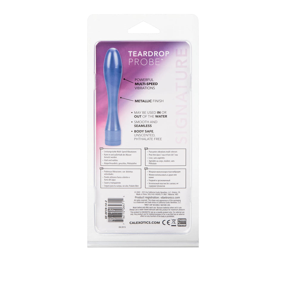 California Exotic Novelties Water Missile Tear Drop Probe, Purple