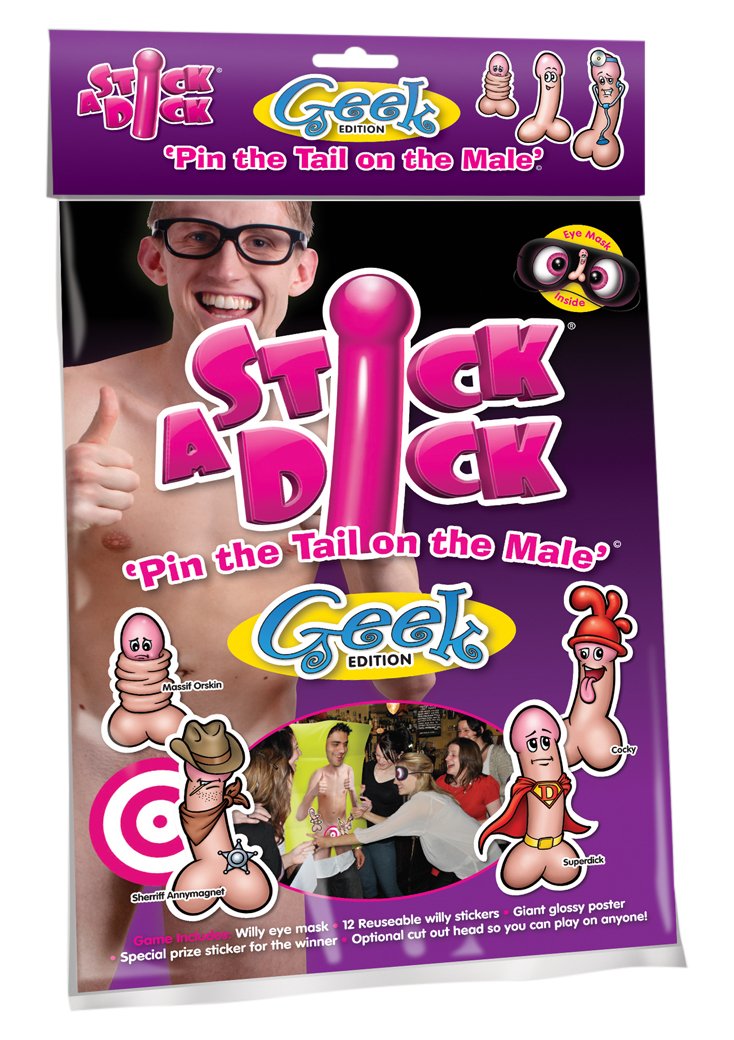Creative Conceptions Stick a Dick Geek Bachelorette and Party Game, 180 Gram