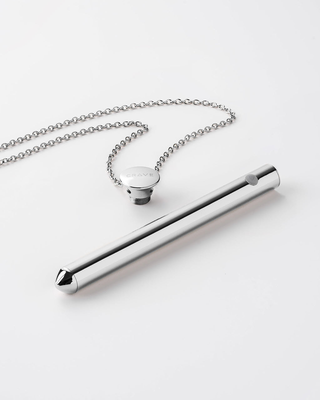 Crave Vesper Vibrator Necklace (Silver)