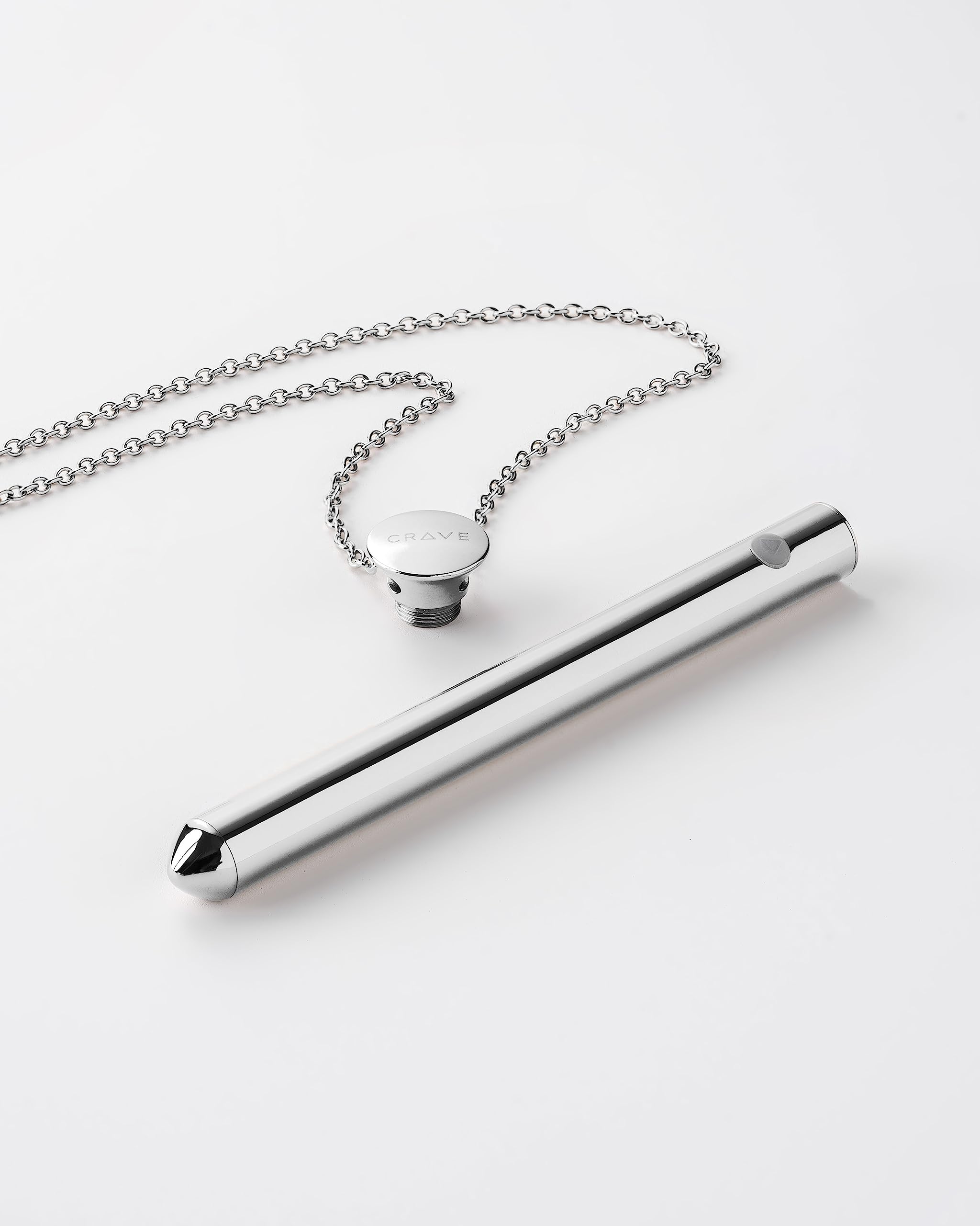 Crave Vesper Vibrator Necklace (Silver)