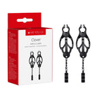 Me You Us Clover Nipple Clamp Black