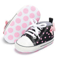 Tutoo Unisex Baby Boys girls Star Sneaker Soft Anti-Slip Sole Newborn Infant First Walkers cotton Shoes