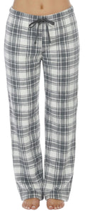 Just Love Womens Plush Pajama Pants - Petite to Plus Size Pajamas 6339-V-10883-GRY-M