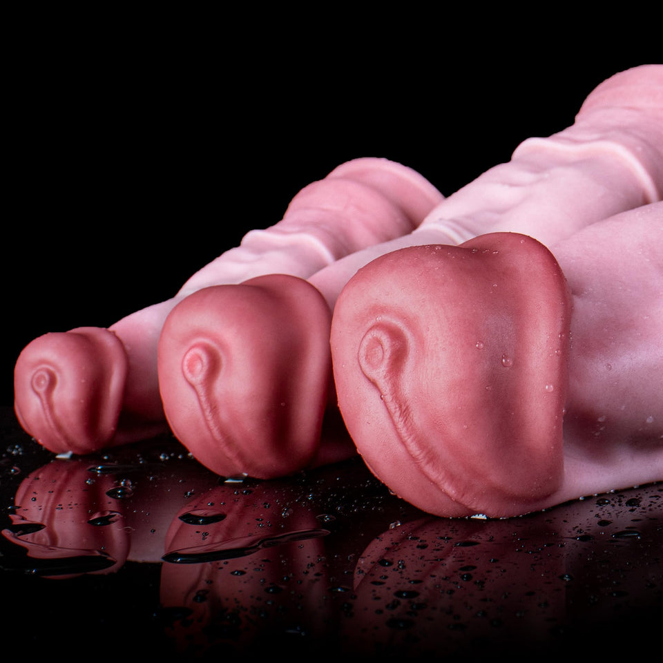 Thrusting Dildo - Realistic Horse Dildo with Strong Suction Cup, Thick Animal Penis for G-Spot, Anal Plug Fantasy Adult Sex Toy