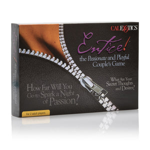 Calexotics Entice Dice & Card Game -- Sexy Adult Toys - Novelty For Him Or Her