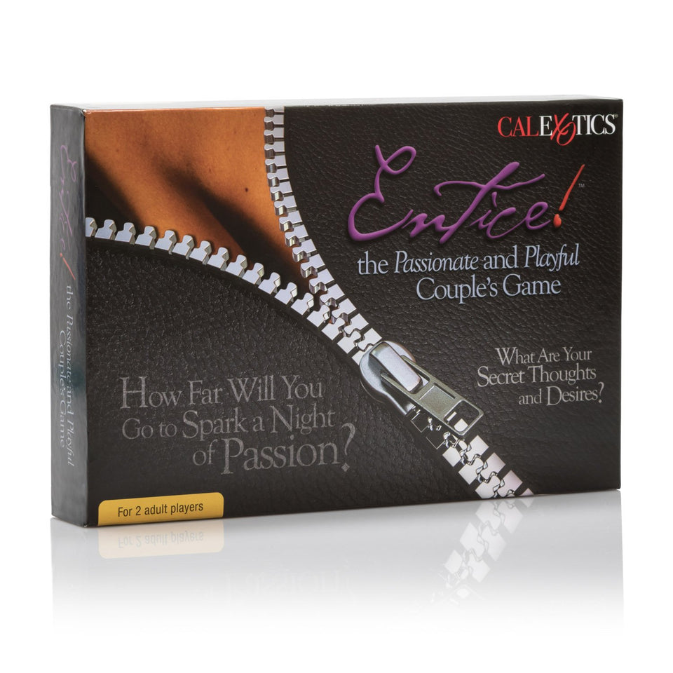 Calexotics Entice Dice & Card Game -- Sexy Adult Toys - Novelty For Him Or Her