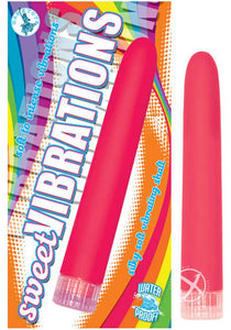 Nasstoys Sweet Vibrations Waterproof Vibrator, Red, 6 Inch