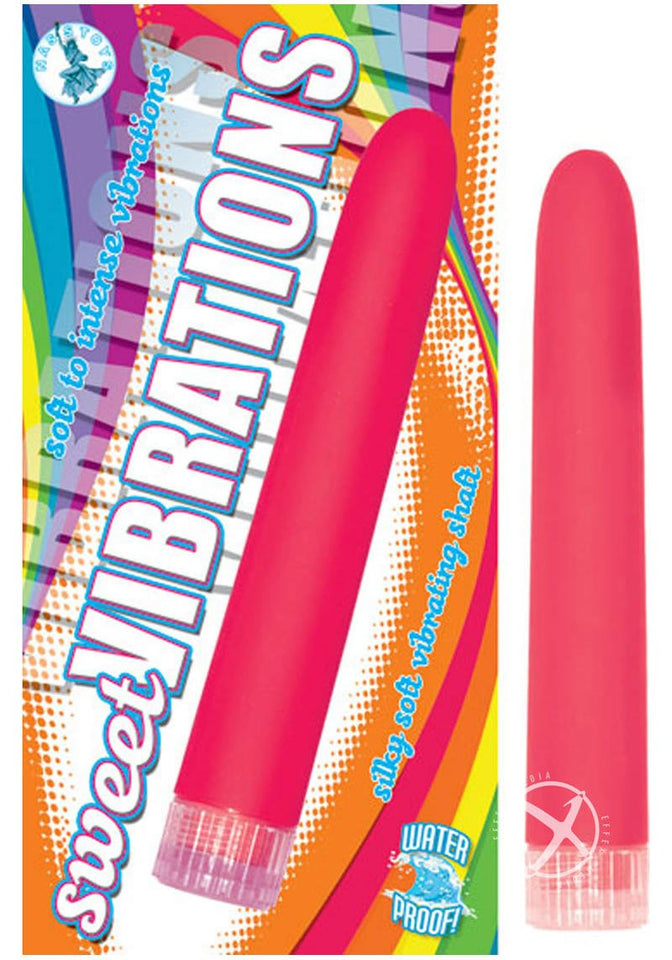 Nasstoys Sweet Vibrations Waterproof Vibrator, Red, 6 Inch