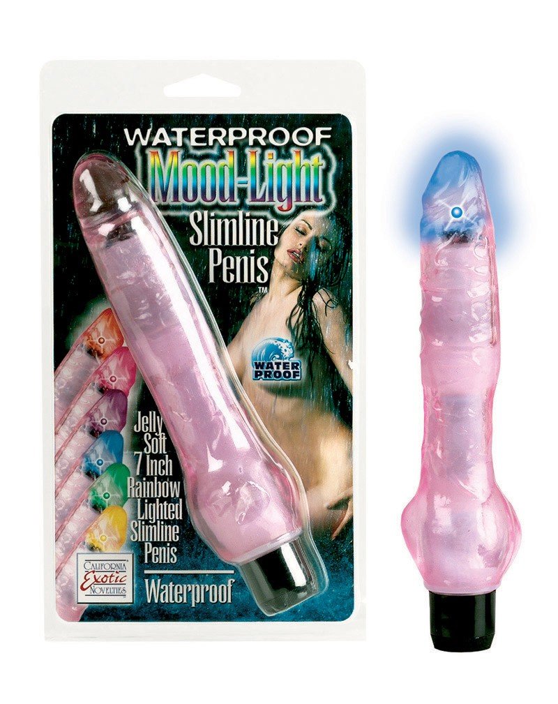 California Exotics Mood Light Slimline Waterproof Penis