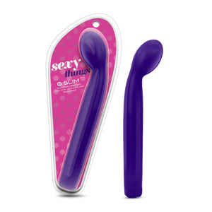 Blush Novelties Sexy Things G Slim - Powerful G Spot Stimulating Vibrator Designed For Perfect G Spotting - Ipx7 Waterproof - Ad