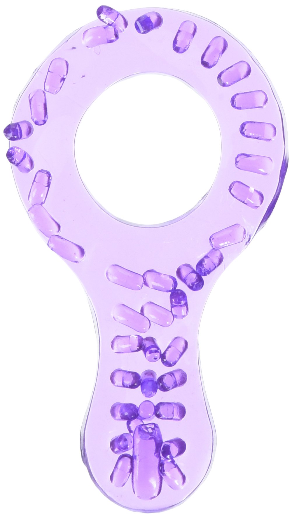 California Exotics Senso-Lover Cock Ring, Prickly, Purple