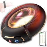 Luxonia Vibrating Cock Ring, 9 Vibrations with Heating Penis Ring Vibrator Sex Toys for Men, Adult Toys Vibrating Penis Ring Mal