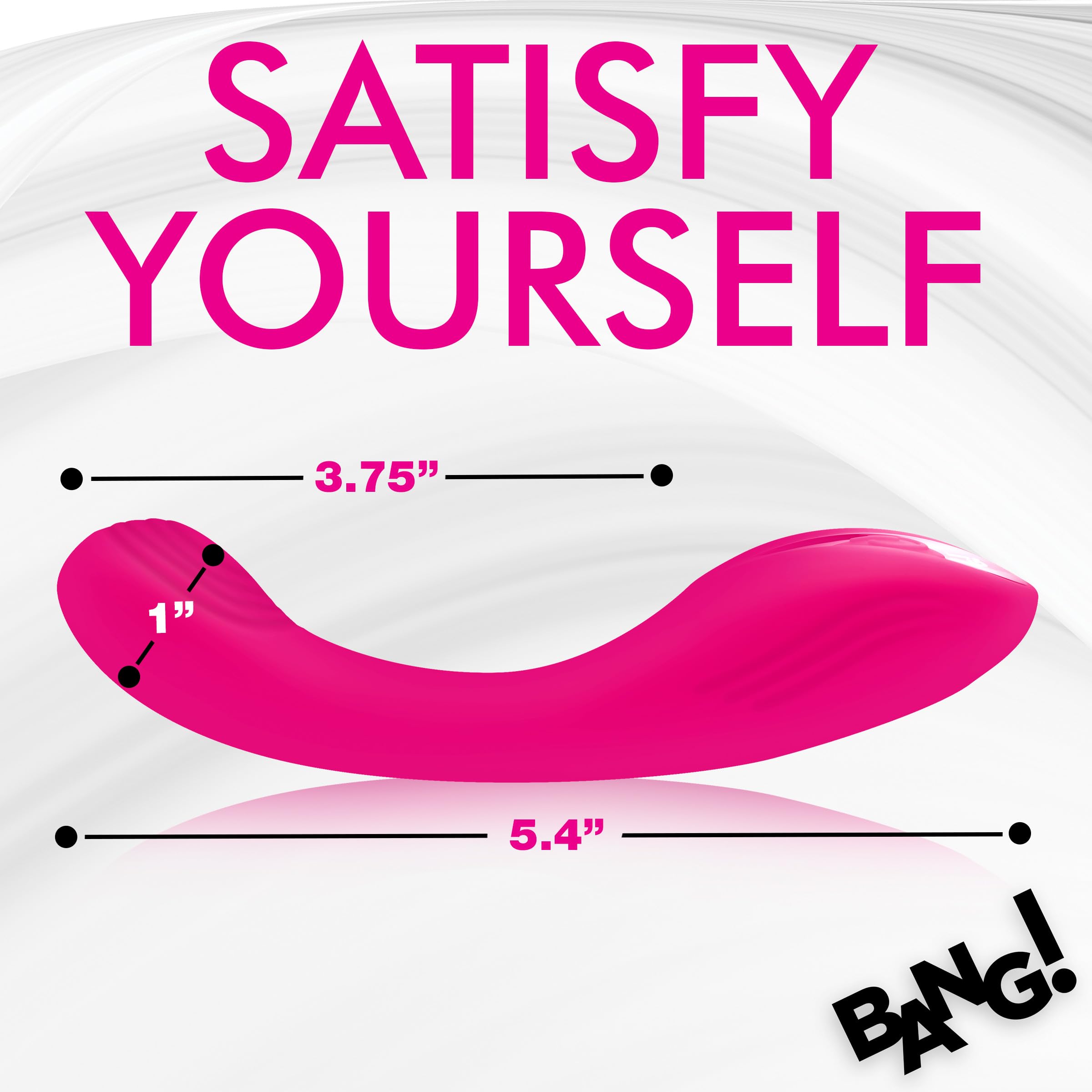 Bang! G-Spot Silicone Vibrator Pink