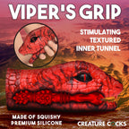 Creature Cocks Serpentinestroker Sil Red