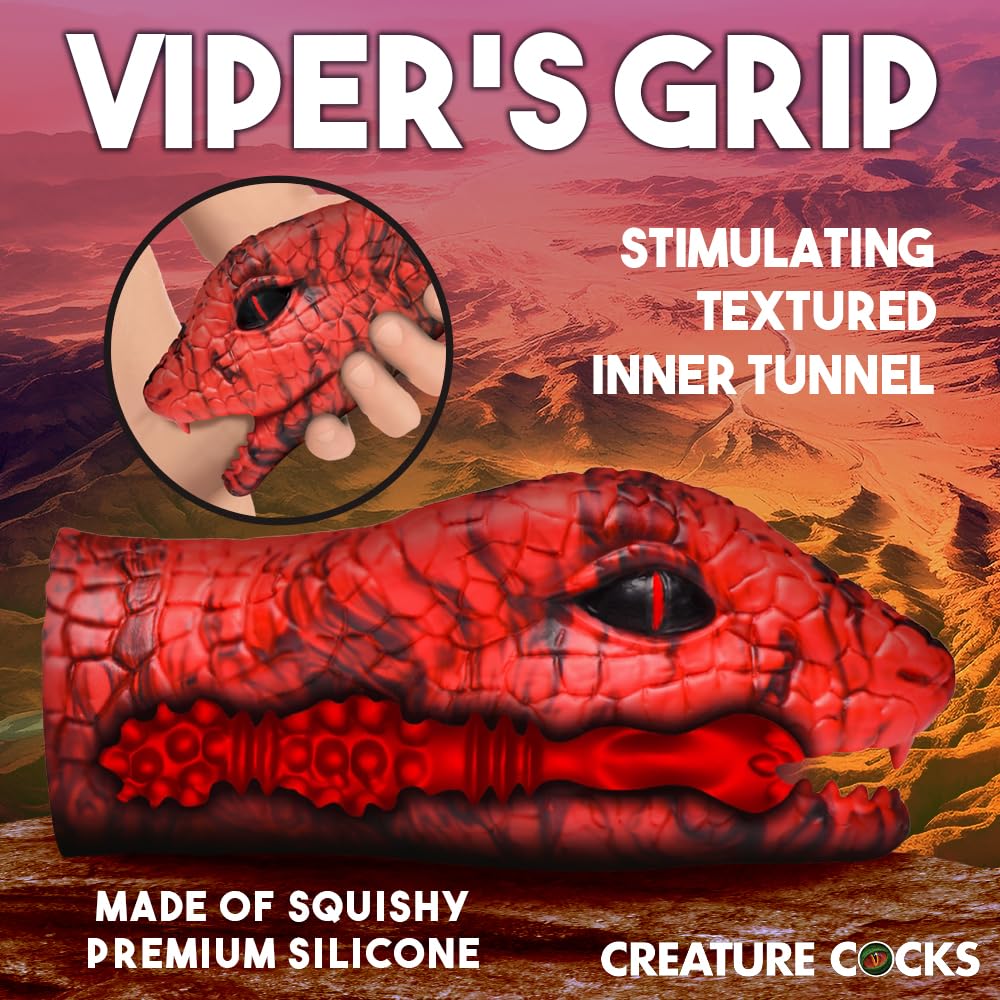 Creature Cocks Serpentinestroker Sil Red